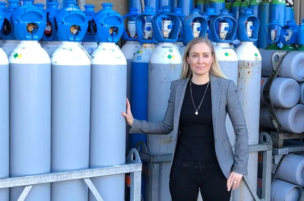 Mia Kolbaek - tele sales manager Air Liquide.